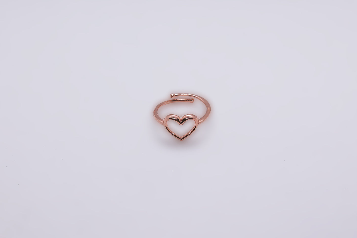 Bague Doppio Cuore Rose