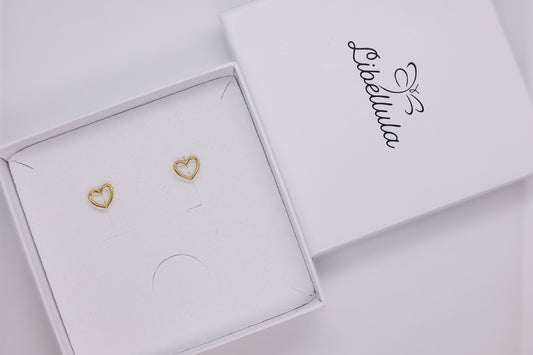 Boucles d'Oreilles Doppio Cuore Or (Paire)