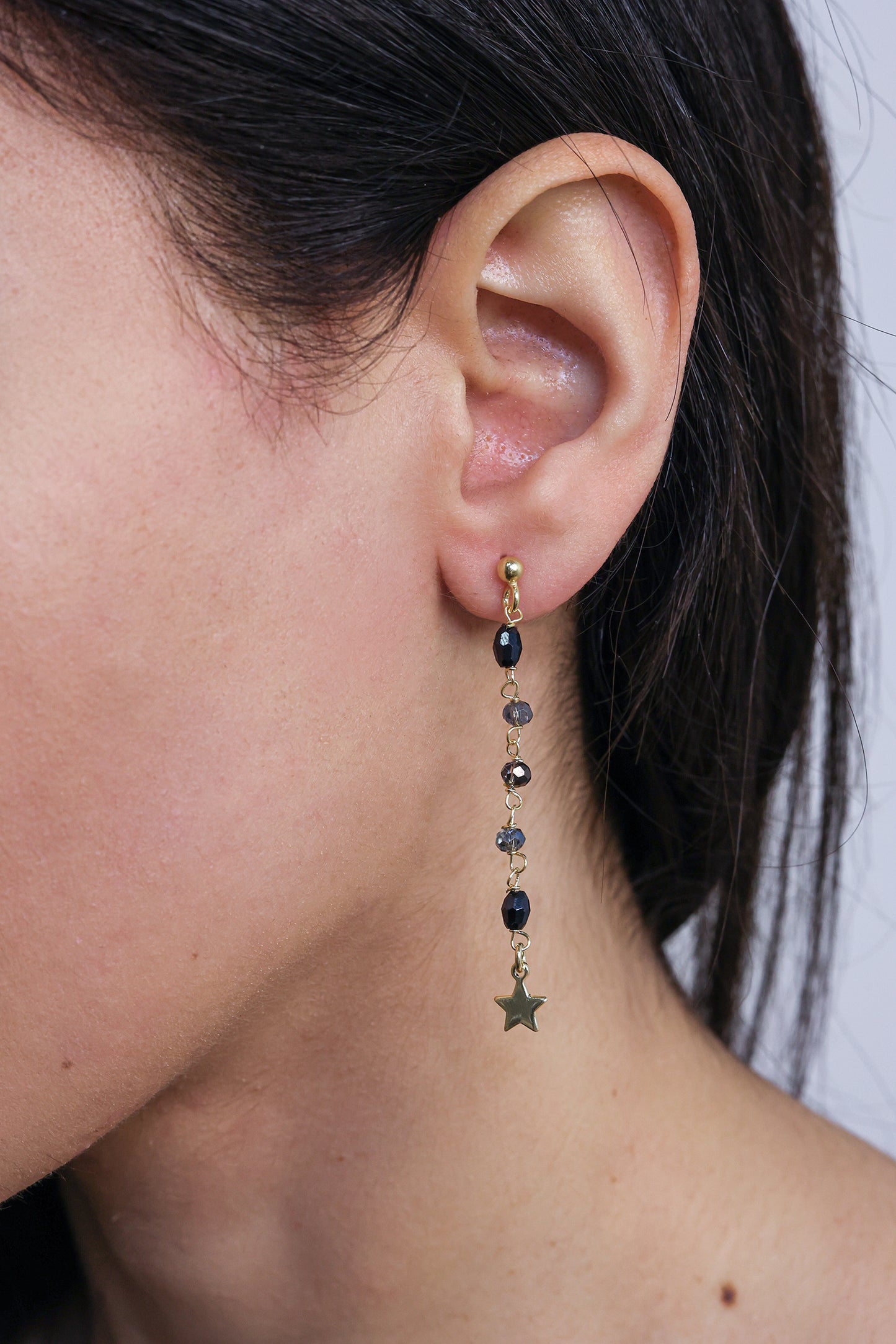 Boucles d'Oreilles La Nuit Or (Paire)